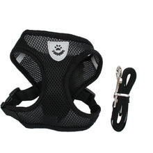 Load image into Gallery viewer, Cat Dog Adjustable Harness Vest Walking Lead Leash For Puppy Dogs Collar Polyester Mesh Harness For Small Medium Dog Cat Pet