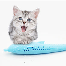 Load image into Gallery viewer, Pet Cat Self-Cleaning Toothbrush With Catnip Toy Pet Silicone Molar Stick Teeth Cleaning Toy For Cats Kitten Kitty Supplies