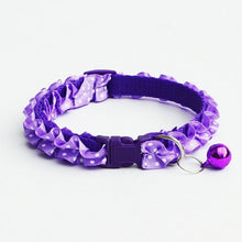 Load image into Gallery viewer, Lovely Cat Dog Lace Collar With Bell Adjustable Buckle Collar For Cat Puppy Pet Supplies Cat Dog Accessories Small Dog Collar