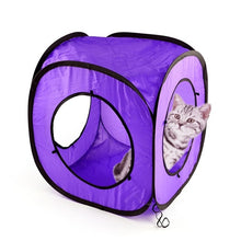 Load image into Gallery viewer, Hot 2/3/4/5 Holes 14 Colors Foldable Pet Cat Tunnel Indoor Outdoor Pet Cat Training Toy for Cat Rabbit Animal Play Tunnel Tube