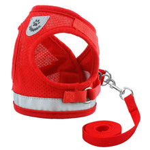 Load image into Gallery viewer, Dog Cat Walking Jacket Harness Leash Pets Puppy Kitten Clothes Adjustable Vest H