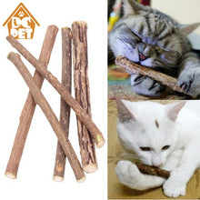Load image into Gallery viewer, 5/15/20pcs Cat Cleaning Teeth Pure Natural Catnip Stick Pet Cat Molar Toothpaste Silvervine Actinidia Fruit Matatabi Cat Snacks