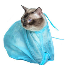 Load image into Gallery viewer, New Cat Grooming Bag Cat Washing Shower Bag Mesh Kitten Pouch Kitten Grooming Supplies Nail Trimming Bags Adjustable Cat Pouch