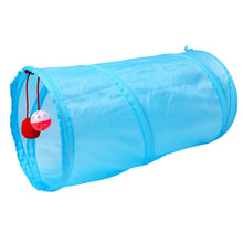 Load image into Gallery viewer, Funny Pet Cat Tunnel 2/3/4 Holes Play Tubes Balls Collapsible Crinkle Kitten Toys Puppy Ferrets Rabbit Play Dog Tunnel Tubes