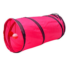 Load image into Gallery viewer, Funny Pet Cat Tunnel 2/3/4 Holes Play Tubes Balls Collapsible Crinkle Kitten Toys Puppy Ferrets Rabbit Play Dog Tunnel Tubes