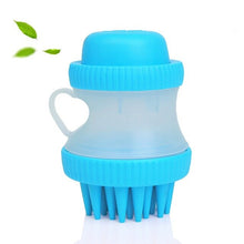 Load image into Gallery viewer, Dog Bath Brush Comb Cleaning Bath Massage Dog Cat SPA Brush Shampoo Grooming Multifunction Silicone Practical Pet Bath Tools Dog