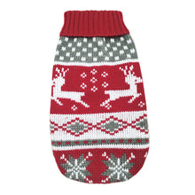 Load image into Gallery viewer, Pet Cat Reindeer Sweater Winter Warm Cat Clothes for Cats Kedi Outfit katten Clothing Products for Pets Animals Cat Costume Suit