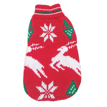 Load image into Gallery viewer, Pet Cat Reindeer Sweater Winter Warm Cat Clothes for Cats Kedi Outfit katten Clothing Products for Pets Animals Cat Costume Suit