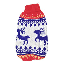 Load image into Gallery viewer, Pet Cat Reindeer Sweater Winter Warm Cat Clothes for Cats Kedi Outfit katten Clothing Products for Pets Animals Cat Costume Suit