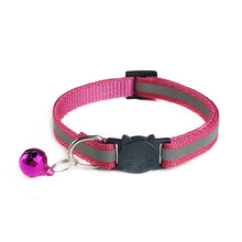 Load image into Gallery viewer, Adjustable 1.0 Nylon Dog Collars Pet Collars With Bells Charm Necklace Collar For Little Dogs Cat Collars Pet Supplies Hot Sale