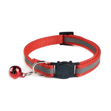 Load image into Gallery viewer, Adjustable 1.0 Nylon Dog Collars Pet Collars With Bells Charm Necklace Collar For Little Dogs Cat Collars Pet Supplies Hot Sale