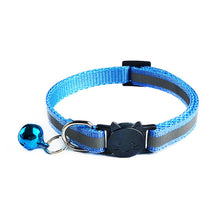 Load image into Gallery viewer, Adjustable 1.0 Nylon Dog Collars Pet Collars With Bells Charm Necklace Collar For Little Dogs Cat Collars Pet Supplies Hot Sale