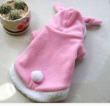 Load image into Gallery viewer, Cat Clothes Mascotas Costume Clothes For Pet Hoodies Cute Rabbit Cat Kitten Clothing Puppy Fleece Warm Pet Cat Jacket Outfit