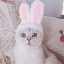 Load image into Gallery viewer, Cat Clothes Costume Bunny Rabbit Ears Hat Pet Cat Cosplay Clothes For Cat Costumes Small Dogs Kitten Party Costume pet products